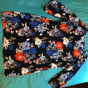 Floral shift dress